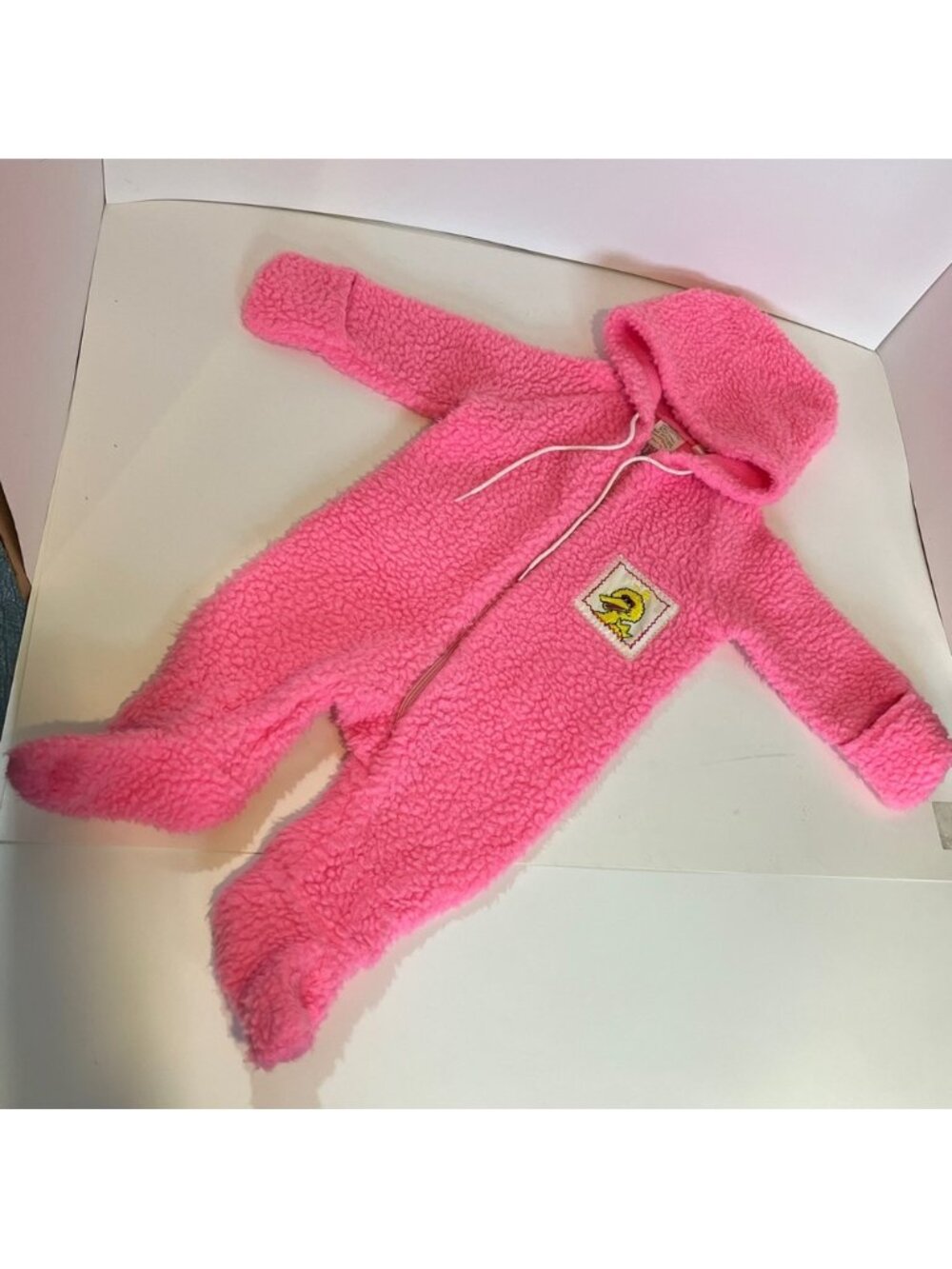 Vintage 80s Baby Bodysuit JCPenny Sesame Street Fleece Small Toddle Time Muppets